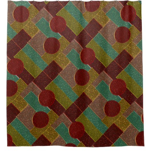 青銅金属組織 シャワーカーテン (正面)