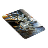 青銅龍の像 – 上海、中国磁石 マグネット (右側)