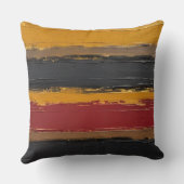 青銅、金ゴールド、マルサラ、木炭 クッション (裏面)