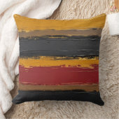 青銅、金ゴールド、マルサラ、木炭 クッション (ブランケット)