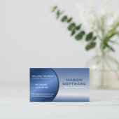 青鋼折畳み技術名刺 名刺 (スタンド正面)