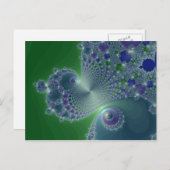 青鋼 – フラクタルポストカード ポストカード (正面/裏面)