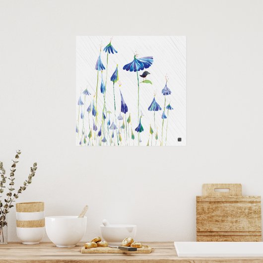 青雨 ポスター (キッチン)