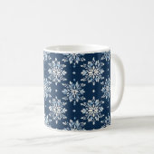 青雪片パターン コーヒーマグカップ (正面右)