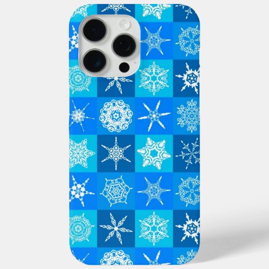 青雪片パターン Case-Mate iPhoneケース (裏面)