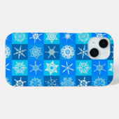 青雪片パターン Case-Mate iPhoneケース (裏面 (横))