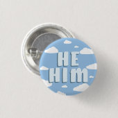 青雲  缶バッジ (正面&裏面)