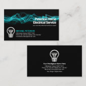 青電気稲妻電気技師 名刺 (正面/裏面)