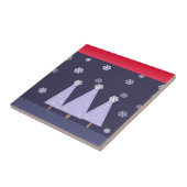 青霜の降りたいクリスマスツリー タイル (側面)