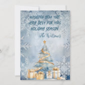 青霜の降りたクリスマスカード シーズンカード (正面)