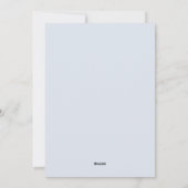 青霜の降りたクリスマスカード シーズンカード (裏面)