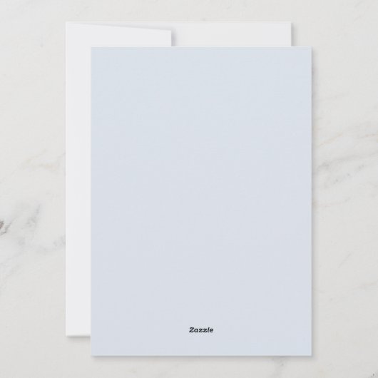 青霜の降りたクリスマスカード シーズンカード (裏面)