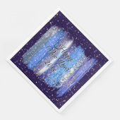 青霜の降りた筆ストローク新年20xx (コーナー)