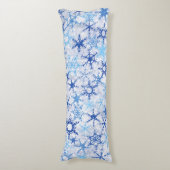 青霜の降りた雪片 ボディピロー (正面縦)