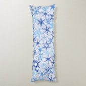 青霜の降りた雪片 ボディピロー (裏面 (縦))