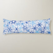 青霜の降りた雪片 ボディピロー (正面)