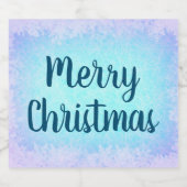 青霜メリークリスマス ビールラベル (シングルラベル)