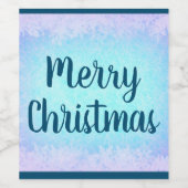 青霜メリークリスマス ワインラベル (シングルラベル)