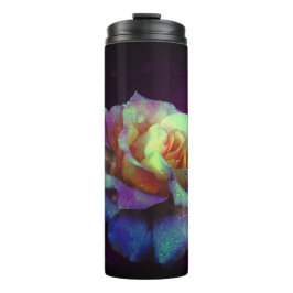 青露と黄露のキスバラのバイオレット煙 タンブラー