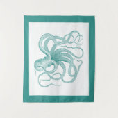 青青ヴィンテージタコ航海のタペストリー タペストリー (正面)