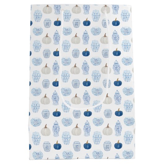 青頭が切れると白のチャイノアイセリーカボチャありがとう ミディアムペーパーバッグ (裏面)