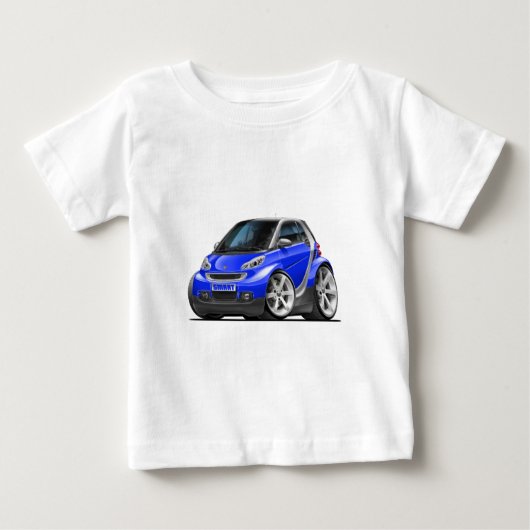 青頭が切れる車 ベビーTシャツ (正面)
