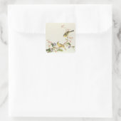 青頭付きイエローワグテール スクエアシール (バッグ)