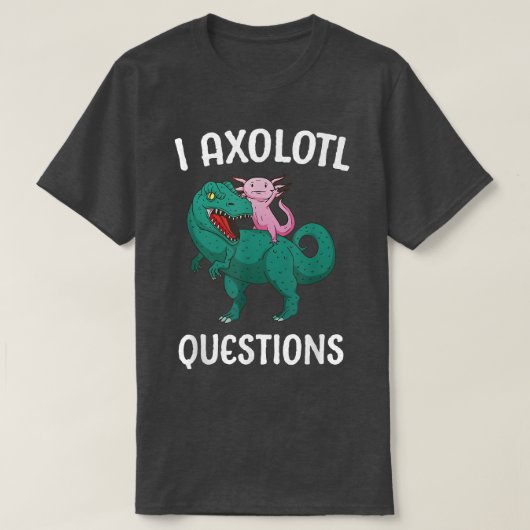 青頼魚質問学校生かわいいオロトルD Tシャツ (デザイン正面)
