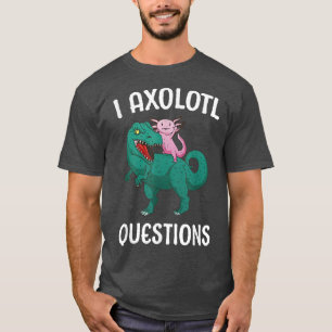青頼魚質問学校生かわいいオロトルD Tシャツ