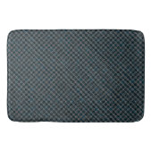 青風変わり市松模様に色まストライプたは斜め点々のあるの バスマット (正面)