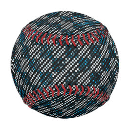 青風変わり市松模様に色まストライプたは斜め点々のあるの 野球ボール