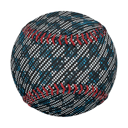 青風変わり市松模様に色まストライプたは斜め点々のあるの 野球ボール (裏面)