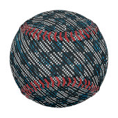 青風変わり市松模様に色まストライプたは斜め点々のあるの 野球ボール (正面)