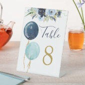 青風船テーブル番号ペデスタル記号 台座サイン (インサイチュ)