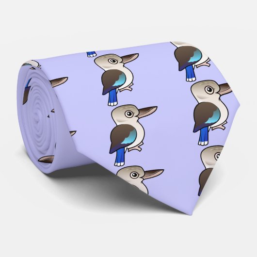青飛んだKookaburra ネクタイ (ロール)
