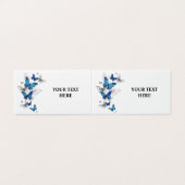 青飛んでいる蝶モルフォ (外部フラット)