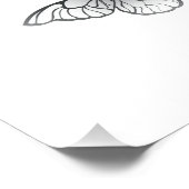 青飛んでいる蝶モルフォ フォトプリント            (角)