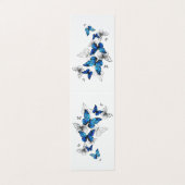 青飛んでいる蝶モルフォ 名刺 (外部フラット)