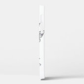 青飛んでいる蝶モルフォ Case-Mate iPhoneケース (裏面 / 左)