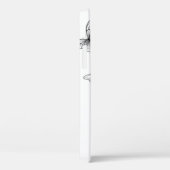 青飛んでいる蝶モルフォ Case-Mate iPhoneケース (裏面 / 右)