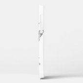 青飛んでいる蝶モルフォ Case-Mate iPhoneケース (裏面 / 左)