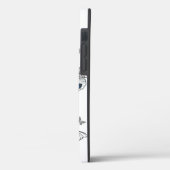 青飛んでいる蝶モルフォ Case-Mate iPhoneケース (裏面 / 左)