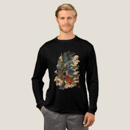 青鬼の鬼戦士|日本の妖怪神話 トライブレンドTシャツ