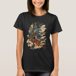 青鬼の鬼戦士|日本の妖怪神話 Tシャツ