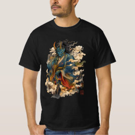 青鬼の鬼戦士|日本の妖怪神話 Tシャツ