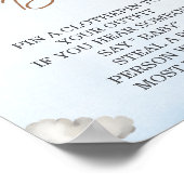 青魅力的熊は赤ちゃんシャワーのゲームを言わない ポスター (角)