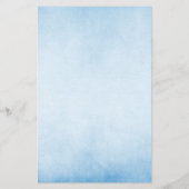 青魅力的象の赤ちゃんシャワーワードスクランブル チラシ (裏面)