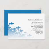 青魚と珊瑚の結婚リハーサル 招待状 (正面/裏面)