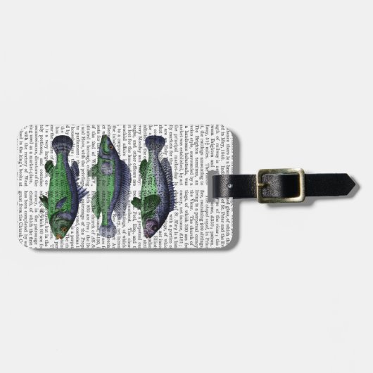 青魚トリオ ラゲッジタグ (正面横)