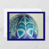 青魚ピサンカはがき ポストカード (正面/裏面)